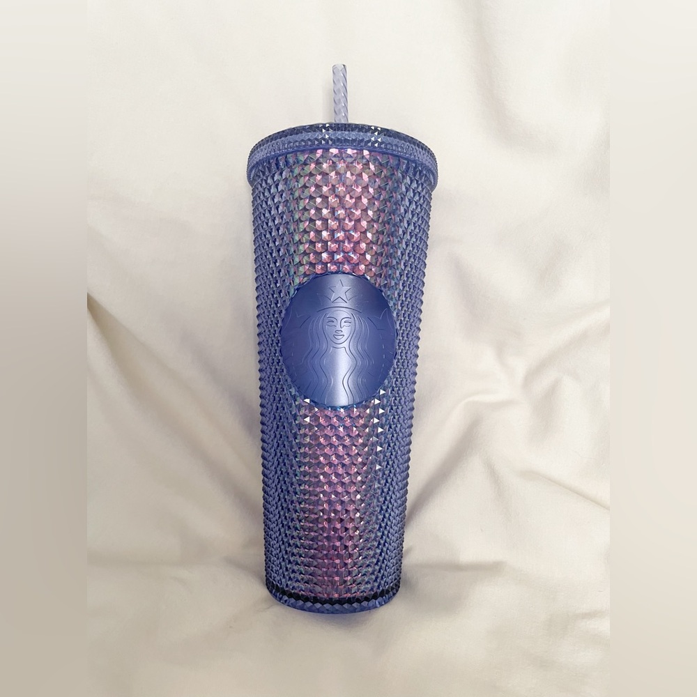 Starbucks Disney World 50th Anniversary Purple Blue Studded Tumbler Venti 24oz